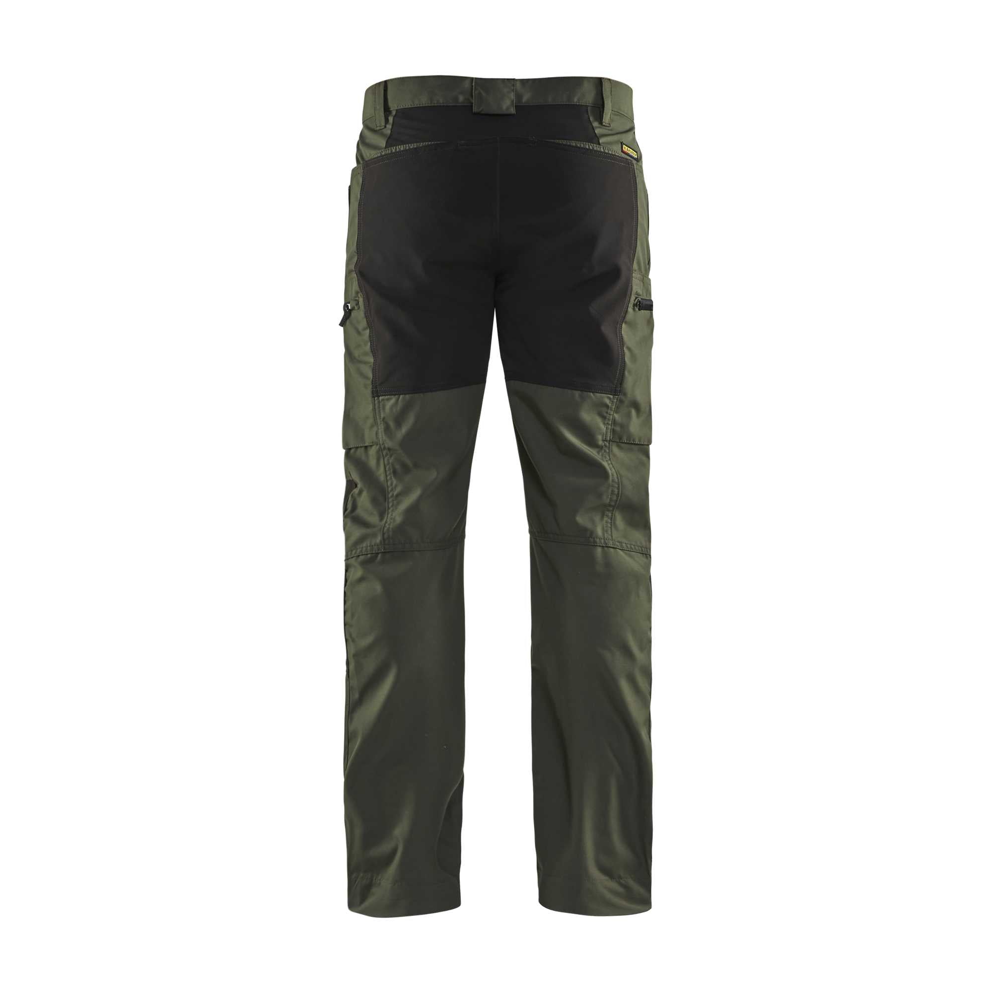 BLAKLADER 14591845 Service Trousers with Stretch Work Trousers Men - stretch panels